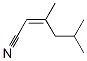 CAS 登录号：14368-39-9， (Z)-3,5-二甲基己-2-烯腈
