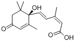 结构式 CAS# 14398-53-9, (2Z,4E)-5-[(1R)-1-羟基-2,6,6-三甲基-4-氧代-2-环己烯-1-基]-3-甲基-2,4-戊二烯酸