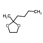 CAS 登录号：14447-27-9， 2-丁基-2-甲基-1,3-二氧戊环