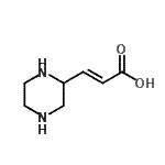 CAS 登录号：14465-82-8， (2E)-3-(2-哌嗪基)丙烯酸