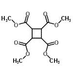 结构式 CAS# 14495-41-1, 四甲基1,2,3,4-环丁烷四羧酸酯