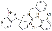 CAS 登录号：145131-56-2， 3-(2,6-二氯苯基)-1-[[1-(1-甲基吲哚-3-基)环戊基]甲基]-1-(苯基甲基)脲