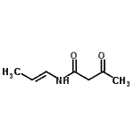 CAS 登录号：146140-70-7， 3-氧代-N-[(1E)-1-丙烯-1-基]丁酰胺