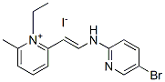 CAS 登录号：1463-95-2， 2-[2-[(5-溴-2-吡啶基)氨基]乙烯基]-1-乙基-6-甲基-吡啶鎓碘化物(1:1)
