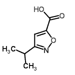 CAS#: 14633-22-8， 3-Isopropyl-1,2-Oxazole-5-Carboxylic Acid