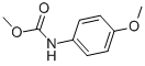 structure of CAS# 14803-72-6, Methyl N-(4-Methoxyphenyl)Carbamate;N-(4-Methoxyphenyl)Carbamic Acid Methyl Ester;9T-0247;P-Methoxy Carbanilic Acid, Methyl Ester