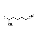 结构式 CAS# 148252-47-5, 6-氯-6-庚烯腈