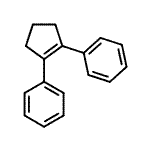 CAS 登录号：1485-98-9， 1,1'-(1-环戊烯-1,2-二基)二苯