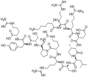 结构式 CAS# 149155-45-3, Crebtide