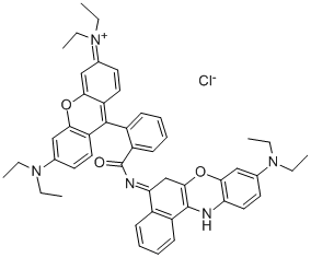 结构式 CAS# 14969-56-3, 罗丹宁蓝