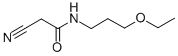 structure of CAS# 15029-47-7, 2-Cyano-N-(3-Ethoxy-Propyl)-Acetamide;2-Cyano-N-(3-Ethoxypropyl)Ethanamide;Zinc03260325