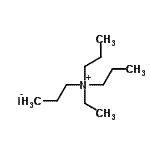 structure of CAS# 15066-80-5, N-Ethyl-N,N-Dipropyl-1-Propanaminium Iodide;ETHYLTRI-N-PROPYLAMMONIUMIODIDE;Ethyltripropylammonium Iodide