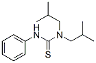 structure of CAS# 15093-48-8, N,N-Bis(2-Methylpropyl)-N'-Phenylthiourea;1,1-Diisobutyl-3-Phenyl-Thiourea;1,1-Diisobutyl-3-Phenylthiourea;1,1-Bis(2-Methylpropyl)-3-Phenyl-Thiourea