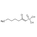 CAS 登录号：151-07-5， [(1Z)-2-氯-1-庚烯-1-基]砷酸