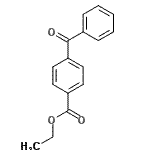 structure of CAS# 15165-27-2, Ethyl 4-Benzoylbenzoate;4-Carboethoxybenzophenone;Ethyl 4-benzoylbenzoate #