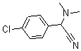 结构式 CAS# 15190-08-6, (4-氯苯基)(二甲基氨基)-乙腈