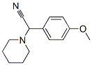 结构式 CAS# 15190-14-4, 2-(4-甲氧基苯基)-2-哌啶乙腈