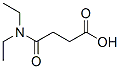 structure of CAS# 1522-00-5, 3-(Diethylcarbamoyl)Propanoic Acid;4-Diethylamino-4-Oxo-Butanoic Acid;4-Diethylamino-4-Keto-Butyric Acid;4-(Diethylamino)-4-Oxobutanoic Acid