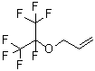 structure of CAS# 15242-17-8, 3-[(1,1,1,2,3,3,3-Heptafluoro-2-Propanyl)Oxy]-1-Propene;1,2,2,2-t<wbr>etrafluor<wbr>o-1-prop-<wbr>2-enyloxy<wbr>-1-(trifl<wbr>uoromethy<wbr>l)ethane;3-((perfluoropropan-2-yl)oxy)prop-1-ene;Allyl heptafluoroisopropyl ether
