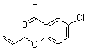 structure of CAS# 152842-93-8, 2-(Allyloxy)-5-Chlorobenzaldehyde;2-(Allyloxy)-5-chlorobenzenecarbaldehyde;5-chloro-2-(prop-2-en-1-yloxy)benzaldehyde;5-chloro-2-prop-2-enyloxybenzaldehyde