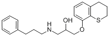 CAS#: 153804-64-9， 1-(3-Phenylpropylamino)-3-Thiochroman-8-Yloxypropan-2-Ol