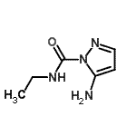 CAS 登录号：154366-36-6， 5-氨基-N-乙基-1H-吡唑-1-甲酰胺