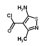 CAS#: 154807-47-3， 5-Amino-3-Methyl-1,2-Thiazole-4-Carbonyl Chloride