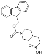 structure of CAS# 154938-68-8, 1-[(9H-Fluoren-9-Ylmethoxy)Carbonyl]-4-Piperidinepropanoic Acid;3-(1-FMOC-PIPERIDINE-4-YL)-PROPIONIC ACID;3-(1-FMOC-PIPERIDIN-4-YL)-PROPIONIC ACID;N-FMOC-4-PIPERIDINEPROPIONIC ACID