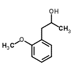 结构式 CAS# 15541-26-1, 1-(2-甲氧基苯基)-2-丙醇