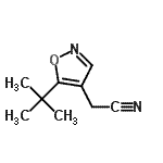 CAS#: 155602-45-2， [5-(2-Methyl-2-Propanyl)-1,2-Oxazol-4-Yl]Acetonitrile