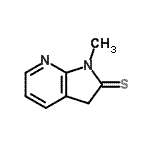 CAS 登录号：156136-85-5， 1-甲基-1,3-二氢-2H-吡咯并[2,3-b]吡啶-2-硫酮