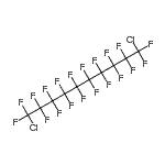 结构式 CAS# 156186-28-6, 1,10-二氯-1,1,2,2,3,3,4,4,5,5,6,6,7,7,8,8,9,9,10,10-二十氟癸烷