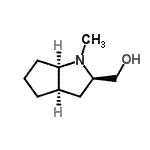 CAS 登录号：156366-59-5， [(2R,3aR,6aR)-1-甲基八氢环戊烯并[b]吡咯-2-基]甲醇