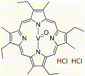 structure of CAS# 15709-03-2, Vanadium(IV) etioporphyrin III oxide