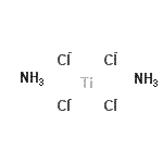 structure of CAS# 15719-81-0, Titanium(4+) Chloride Ammoniate (1:4:2);Chlorure de titane(4+), ammoniate (4:1:2);Titan(4+)chloridammoniat (1:4:2);Titanium(4+) chloride ammoniate (1:4:2)