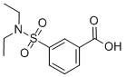 结构式 CAS# 1576-46-1, 3-[(二乙基氨基)磺酰基]-苯甲酸