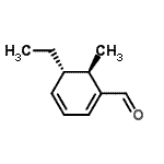 CAS 登录号：157666-54-1， (5S,6R)-5-乙基-6-甲基-1,3-环己二烯-1-甲醛