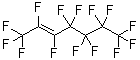 结构式 CAS# 1582-32-7, (2E)-1,1,1,2,3,4,4,5,5,6,6,7,7,7-十四氟-2-庚烯