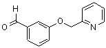 结构式 CAS# 158257-82-0, 3-(2-吡啶基甲氧基)苯甲醛