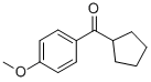 结构式 CAS# 15831-52-4, 环戊基4-甲氧基苯基甲酮