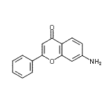structure of CAS# 15847-18-4, 7-Amino-2-Phenyl-4H-Chromen-4-One;7-amino-2-phenyl-4H-chromen-4-one;7-Aminoflavone;576271_ALDRICH