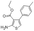 structure of CAS# 15854-08-7, 2-Amino-4-(4-Methylphenyl)-3-Thiophenecarboxylicacid Ethyl Ester;2-Amino-4-(4-Methylphenyl)-3-Thiophenecarboxylic Acid Ethyl Ester;2-Amino-4-(4-Methylphenyl)Thiophene-3-Carboxylic Acid Ethyl Ester;St5080339