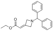 结构式 CAS# 158602-32-5, 2-[1-(二苯基甲基)-3-氮杂环丁基亚基]-乙酸乙酯
