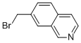 structure of CAS# 158654-75-2, 7-(Bromomethyl)-Isoquinoline;Isoquinoline, 7-(Bromomethyl)- (9CI);Isoquinoline,7-(Bromomethyl)-;7-(Bromomethyl)Isoquinoline