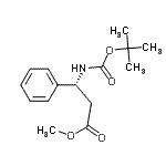 structure of CAS# 158807-51-3, Methyl (3R)-3-({[(2-Methyl-2-Propanyl)Oxy]Carbonyl}Amino)-3-Phenylpropanoate;(R)-3-ter<wbr>t-Butoxyc<wbr>arbonylam<wbr>ino-3-phe<wbr>nyl-propi<wbr>onic acid<wbr> methyl e<wbr>ster;Methyl (R)-N-Boc-3-phenyl-β-alaninate;METHYL(R)-N-BOC-3-PHENYL-β-ALANINATE