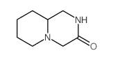 structure of CAS# 15932-74-8, Hexahydro-2H-Pyrido[1,2-a]Pyrazin-3(4H)-One;Hexahydro-2H-Pyrido(1,2-A)Pyrazin-3(4H)-One;Nsc135472