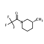 CAS 登录号：159651-10-2， 2,2,2-三氟-1-[(3R)-3-甲基-1-哌啶基]乙酮
