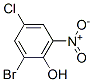 structure of CAS# 15969-10-5, 2-Bromo-4-Chloro-6-Nitro-Phenol;2-Bromo-4-Chloro-6-Nitro-Phenol;Nsc157428