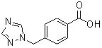 structure of CAS# 160388-54-5, 4-(1H-1,2,4-Triazol-1-Ylmethyl)Benzoic Acid;4-(1,2,4-triazolylmethyl)benzoic acid;4-(1H-1,2,4-TRIAZOL-1-YLMETHYL)BENZOICACID;4-[1,2,4]Triazol-1-ylmethyl-benzoic acid