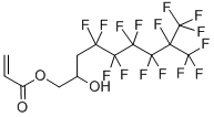 structure of CAS# 16083-75-3, 2-Propenoic Acid 4,4,5,5,6,6,7,7,8,9,9,9-Dodecafluoro-2-Hydroxy-8-(Trifluoromethyl)Nonyl Ester;3-(PERFLUORO-5-METHYLHEXYL)-2-HYDROXYPROPYL ACRYLATE;DAIKIN R-3633